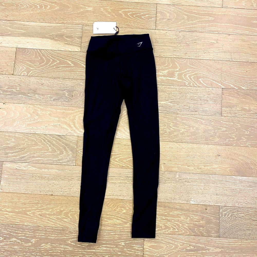 🆕 Gymshark Black Laser cut tights leggings NWT small